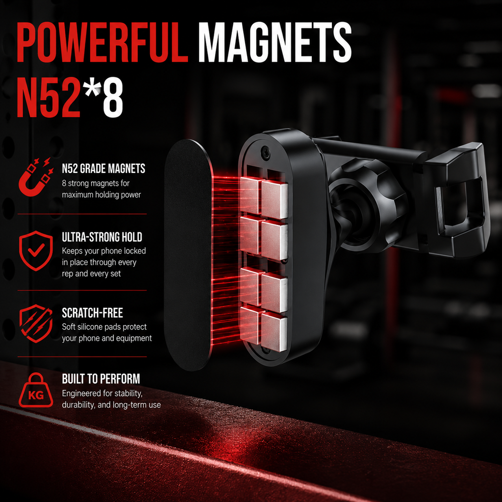 VaultGrip powerful N52x8 magnets close-up